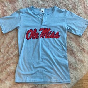 Ole miss baseball tee
